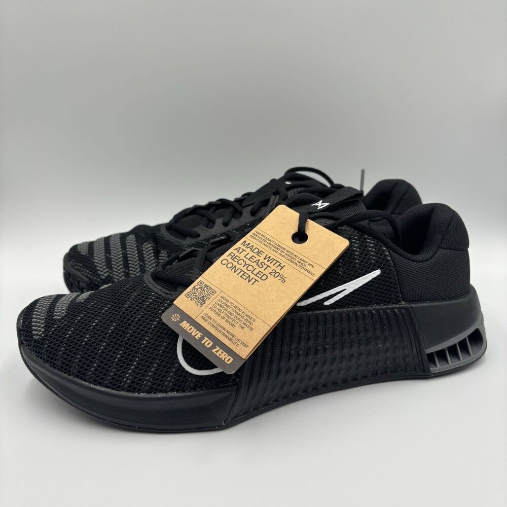 Size 11 Nike Metcon 9 TB Black Smoke Grey Weightlifting Shoes FD5431-005